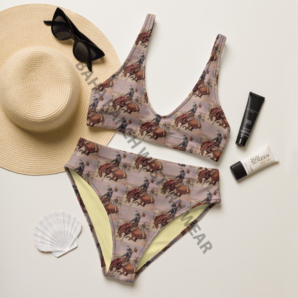 Baha Ranch Yeehaw Vintage Cowboy Bronc Bikini by Baha Ranch Western Wear - product image 2