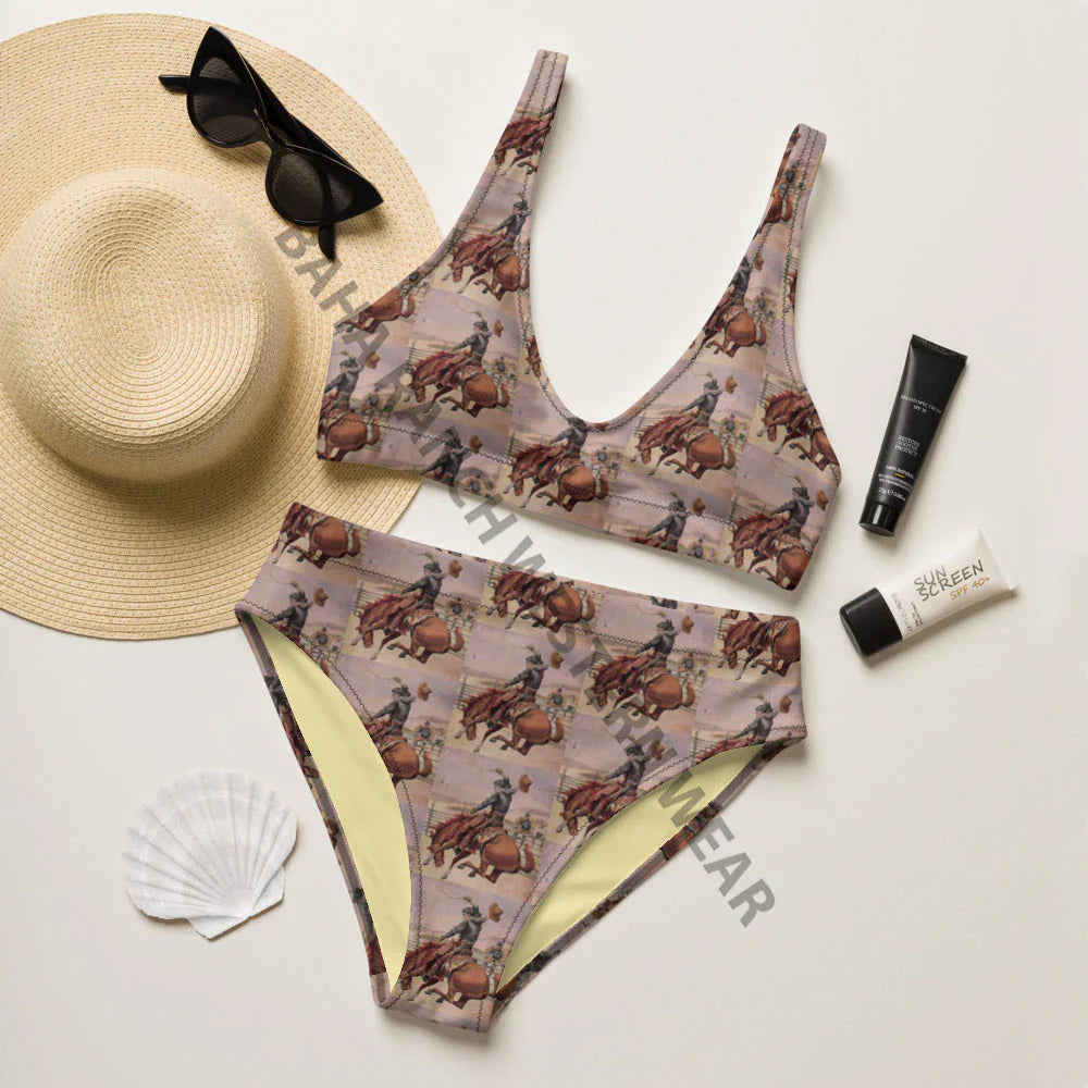 Yeehaw Rodeo Cowboy Bikini 2XL by Baha Ranch Western Wear