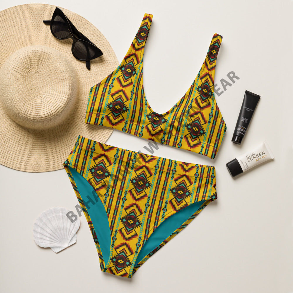 Baha Ranch Yeehaw Mustard Aztec Bikini by Baha Ranch Western Wear - product image 4