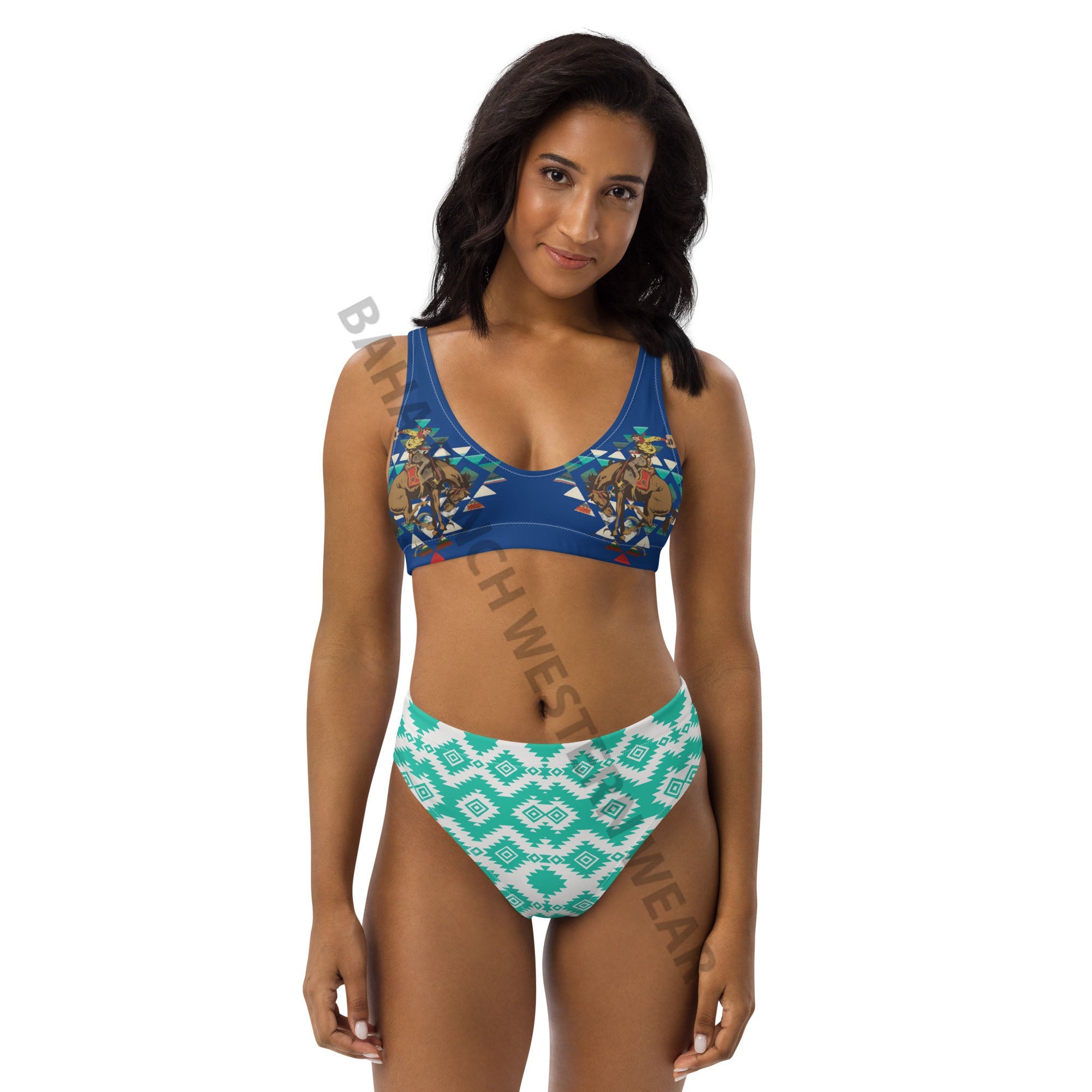 Baha Ranch Yeehaw Aztec Bronc Bikini by Baha Ranch Western Wear - product image 6