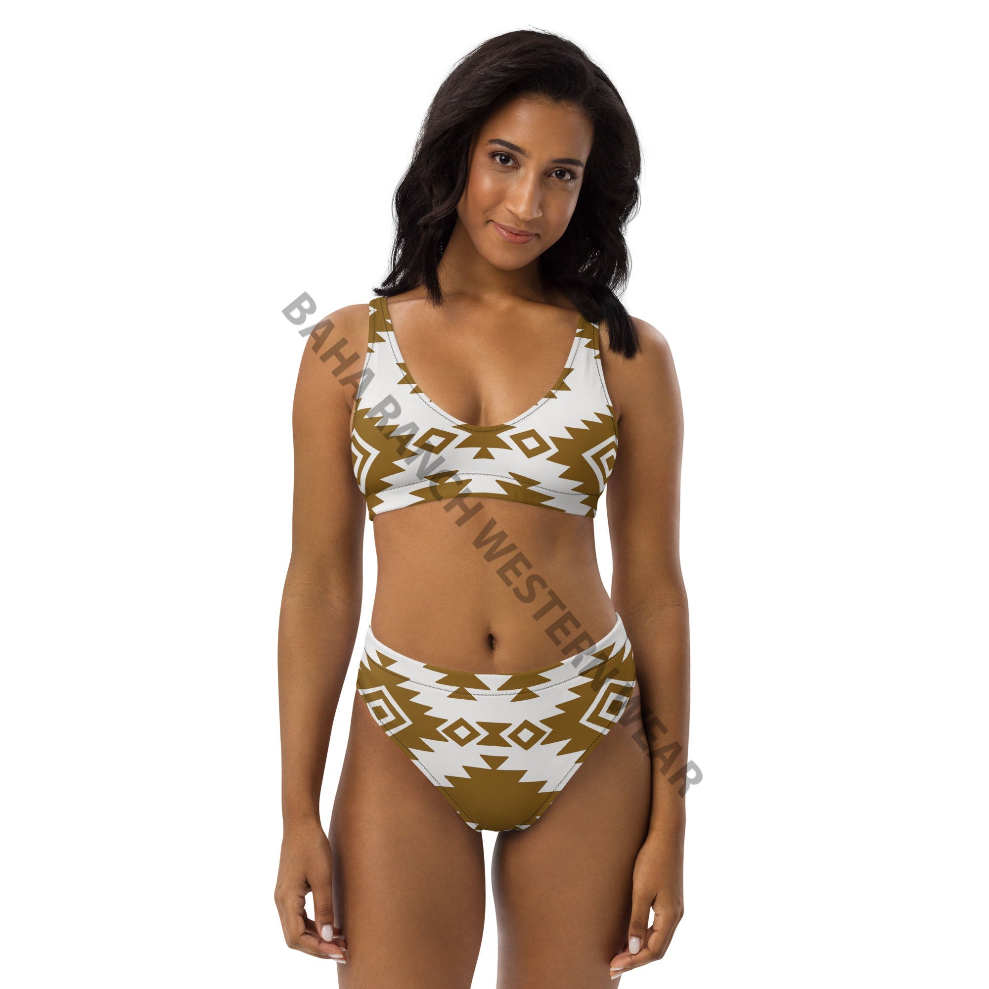 Baha Ranch Yeehaw Bold Brown Aztec Bikini by Baha Ranch Western Wear - product image 6