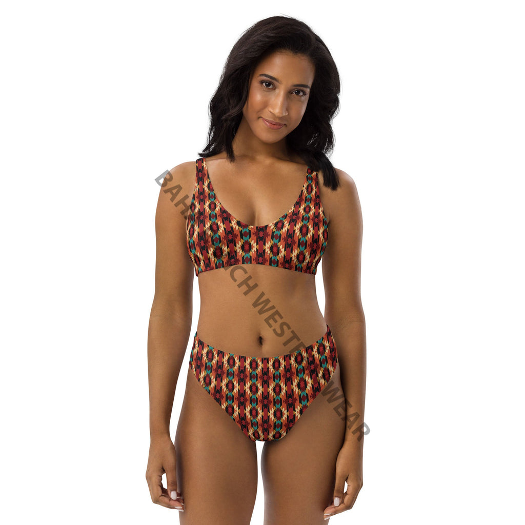 Baha Ranch Yeehaw Rust Aztec Bikini by Baha Ranch Western Wear - product image 6