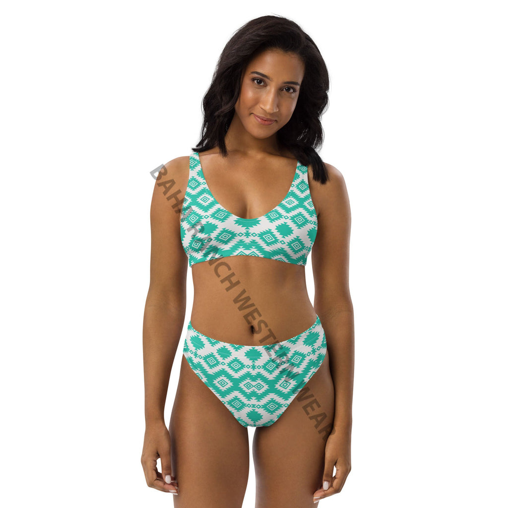 Baha Ranch Yeehaw Turquoise Aztec Bikini by Baha Ranch Western Wear - product image 6