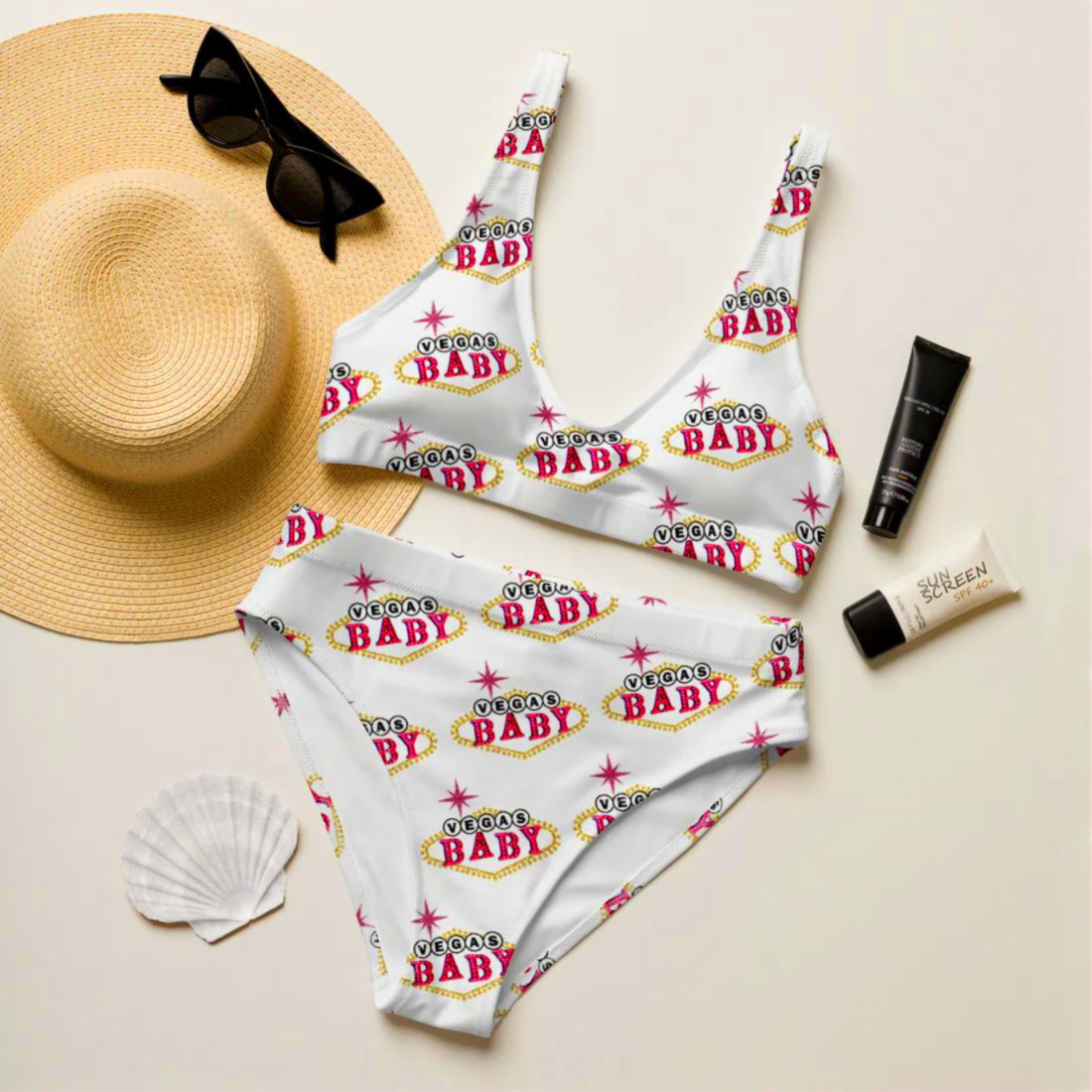 Yeehaw Vegas Baby Bikini SMALL by Baha Ranch Western Wear