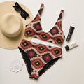 Baha Ranch Yeehaw Rust Aztec Bikini by Baha Ranch Western Wear - product image 2