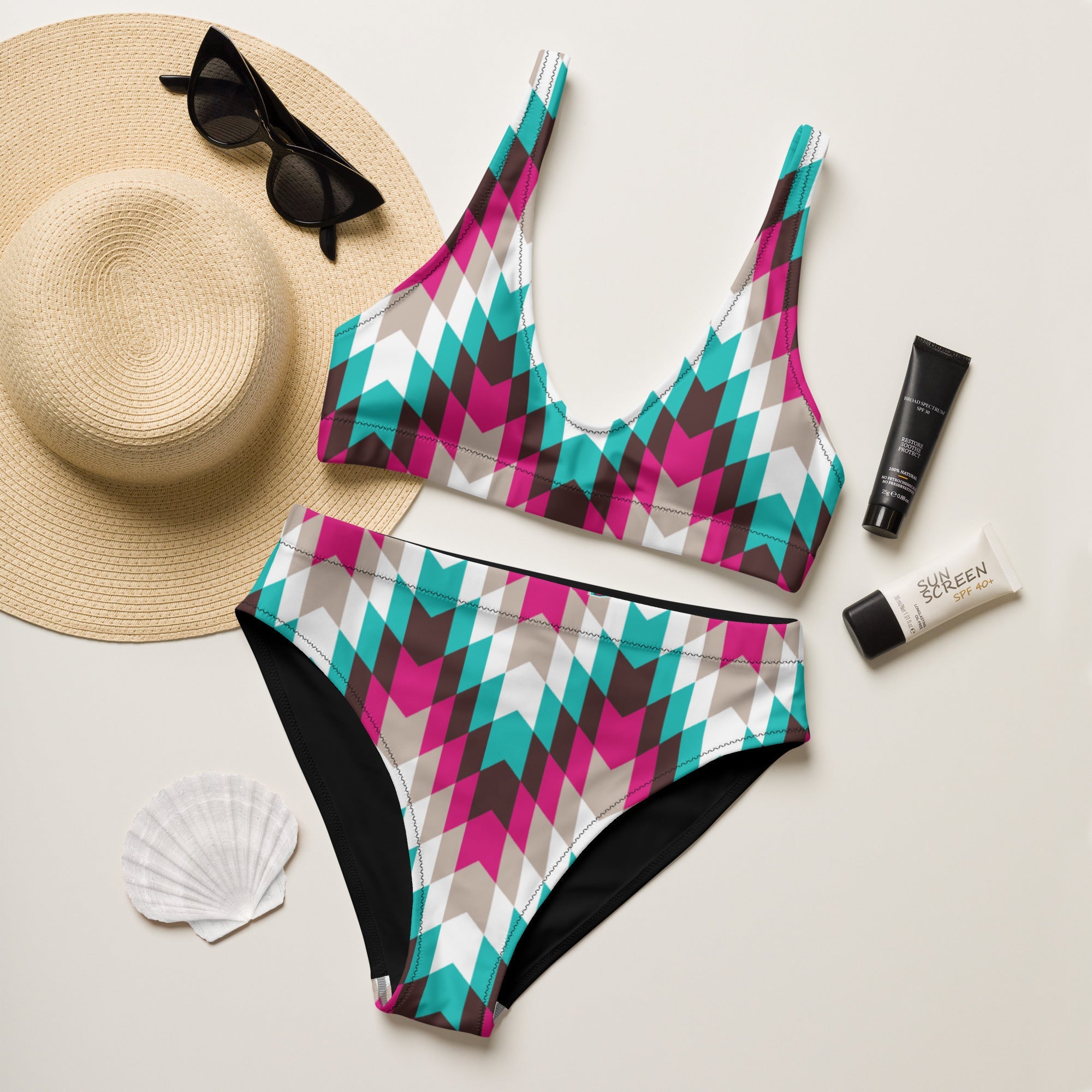 Baha Ranch Yeehaw Mullet Cowboy Aztec Bikini by Baha Ranch Western Wear - product image 4