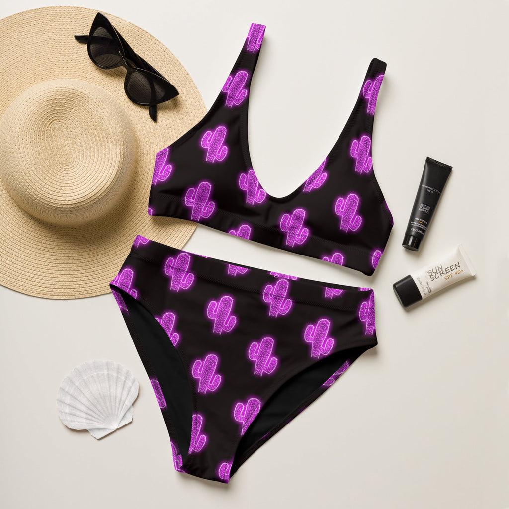 Baha Ranch Yeehaw Purple Neon Cactus Bikini by Baha Ranch Western Wear - product image 2