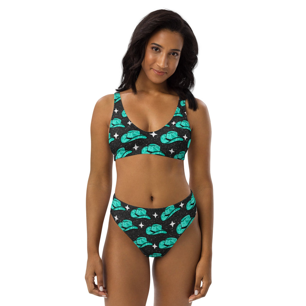 Baha Ranch Yeehaw Turquoise Hat Bikini by Baha Ranch Western Wear - product image 7