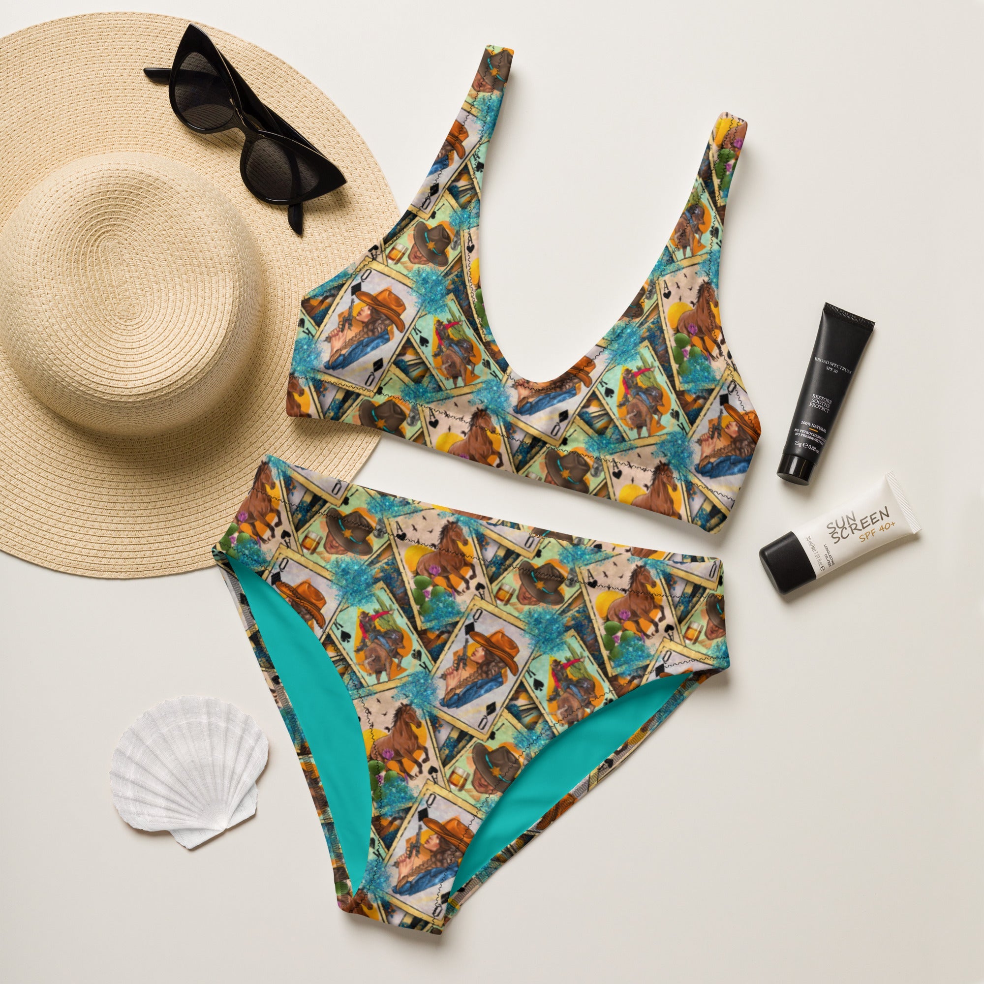 Baha Ranch Yeehaw Feelin' Lucky Bikini by Baha Ranch Western Wear - product image 4