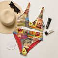 Baha Ranch Yeehaw Vintage Rodeo Poster Bikini by Baha Ranch Western Wear