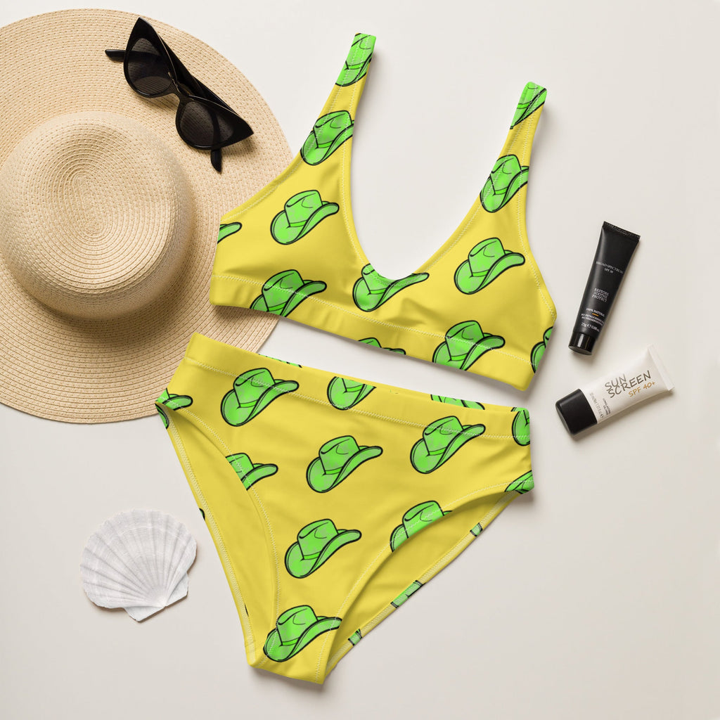 Baha Ranch Yeehaw Green Hat Bikini by Baha Ranch Western Wear - product image 2