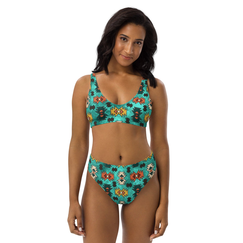 Baha Ranch Yeehaw Turquoise Aztec Bikini by Baha Ranch Western Wear - product image 7