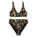 Baha Ranch Yeehaw Vintage Cowboy Collage Bikini by Baha Ranch Western Wear