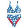 Baha Ranch Yeehaw Blue Rodeo Cowboy Bikini by Baha Ranch Western Wear