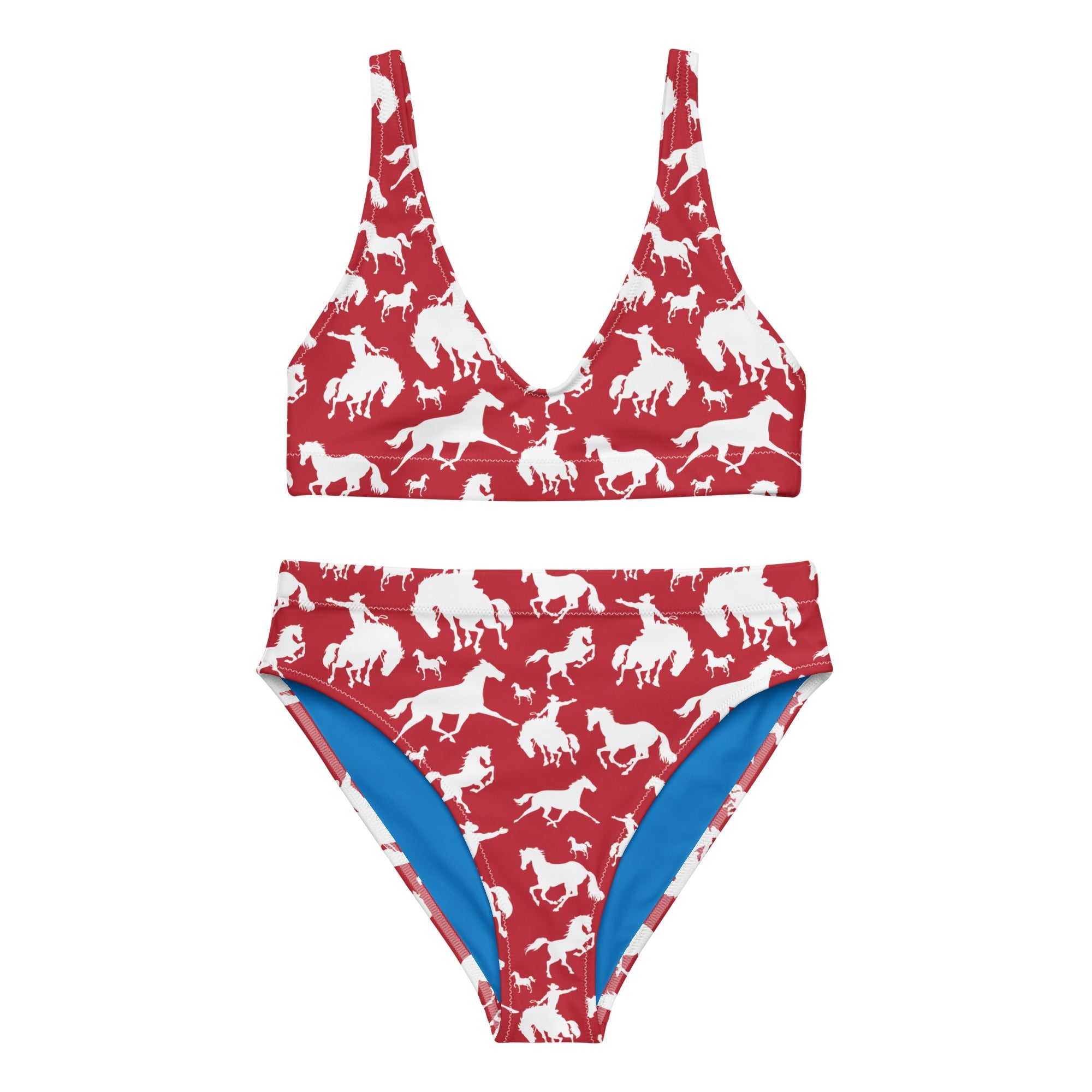 Baha Ranch Yeehaw Red Rodeo Cowboy Bikini by Baha Ranch Western Wear