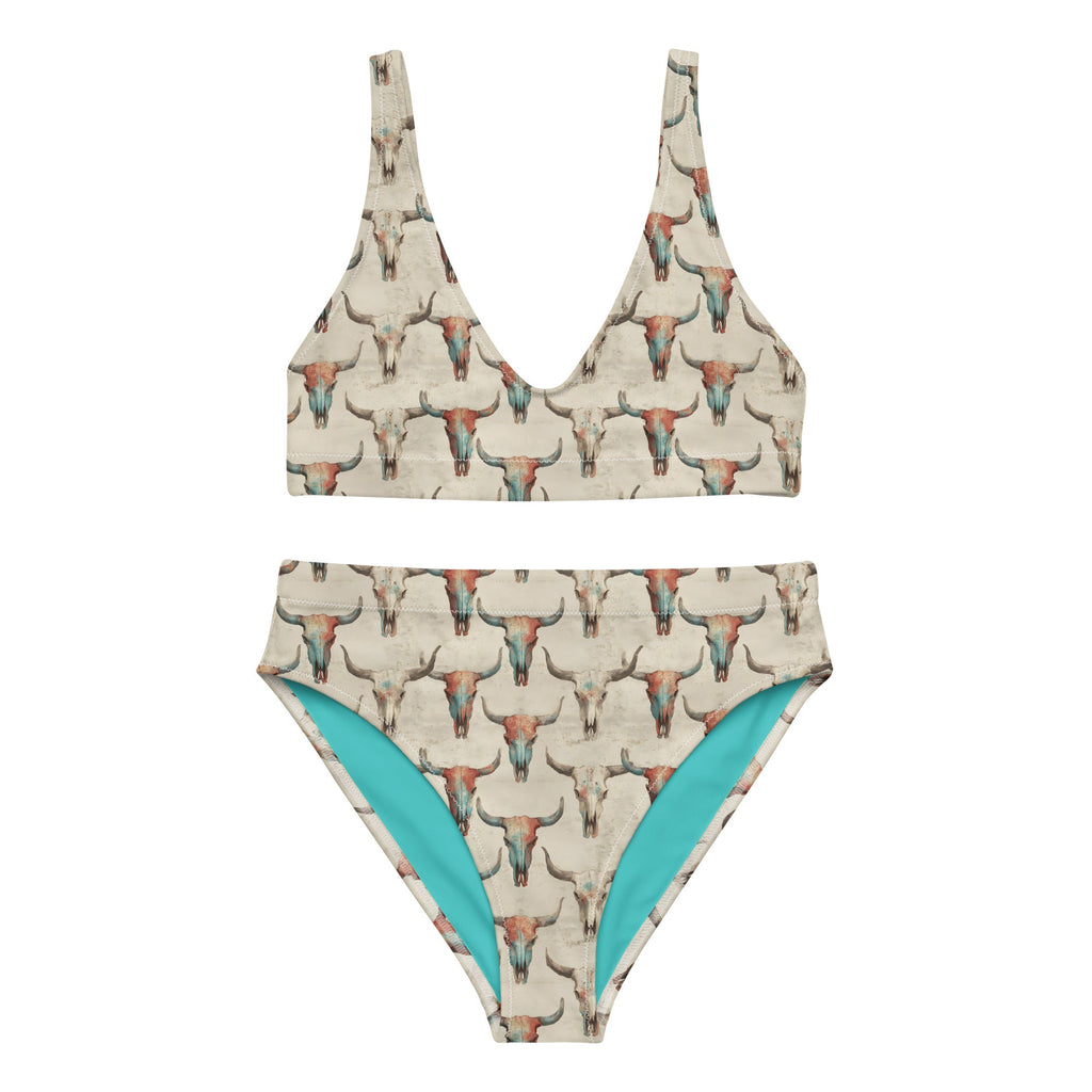 Baha Ranch Yeehaw Bullhead Skulls Bikini by Baha Ranch Western Wear
