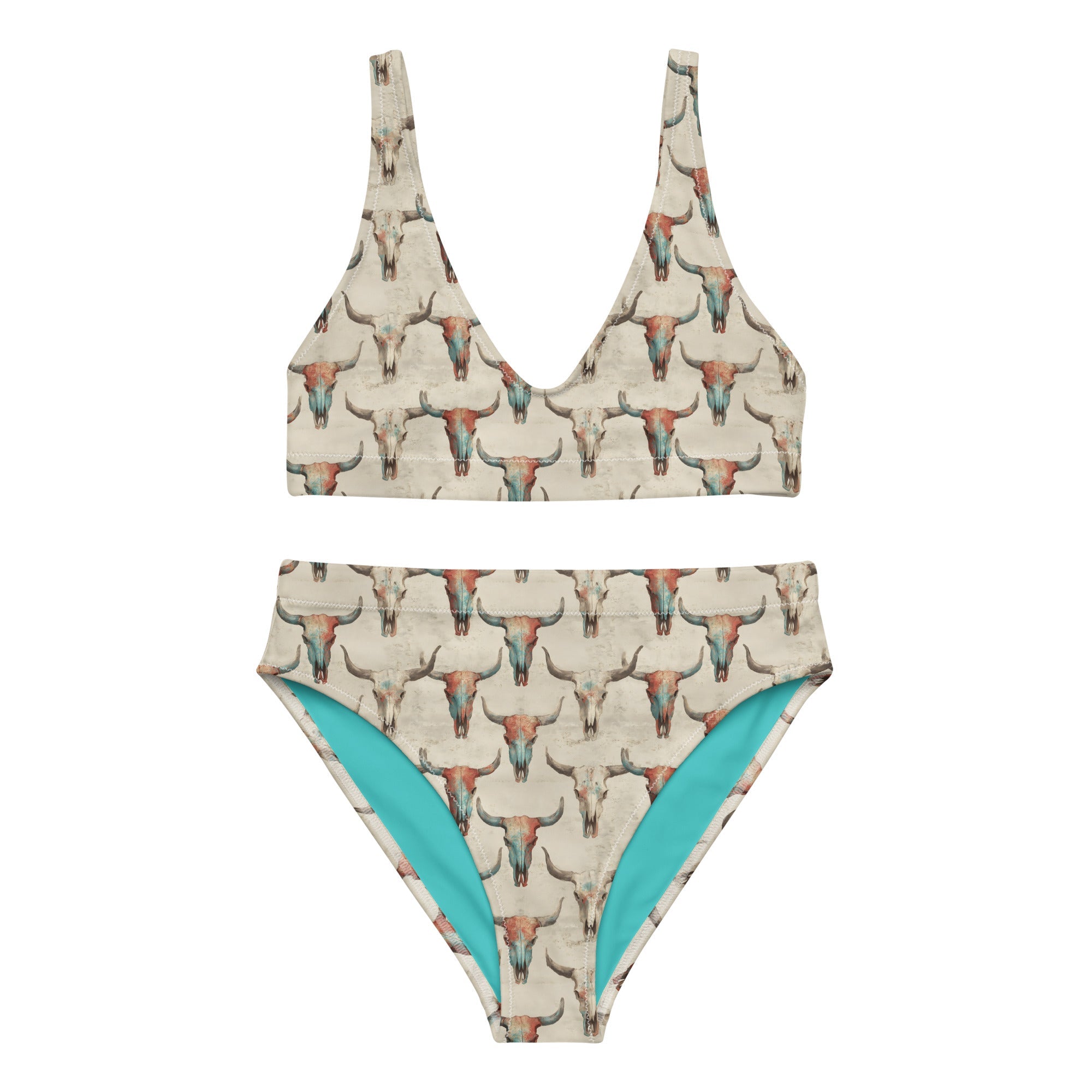 Baha Ranch Yeehaw Bullhead Skulls Bikini by Baha Ranch Western Wear