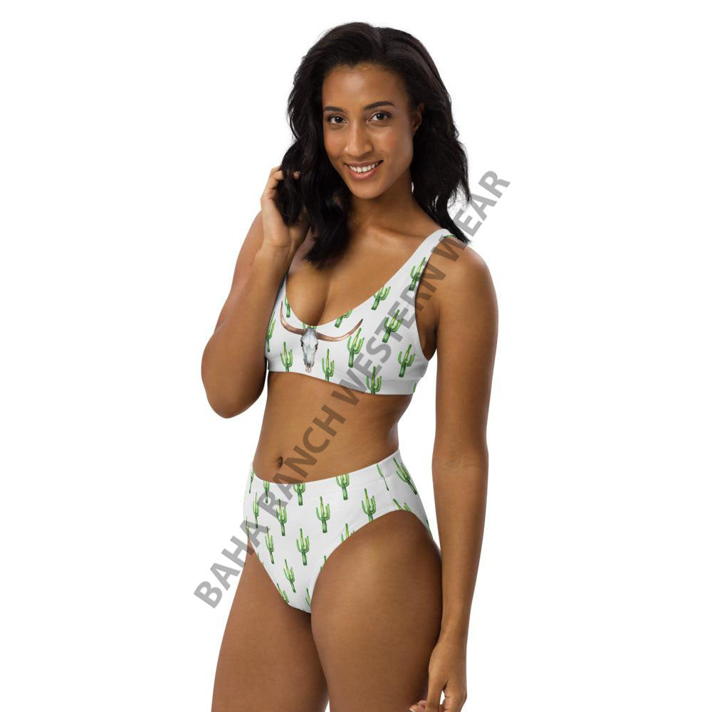 Yeehaw Desert Dweller Bull Skull Cactus Bikini by Baha Ranch Western Wear - product image 7
