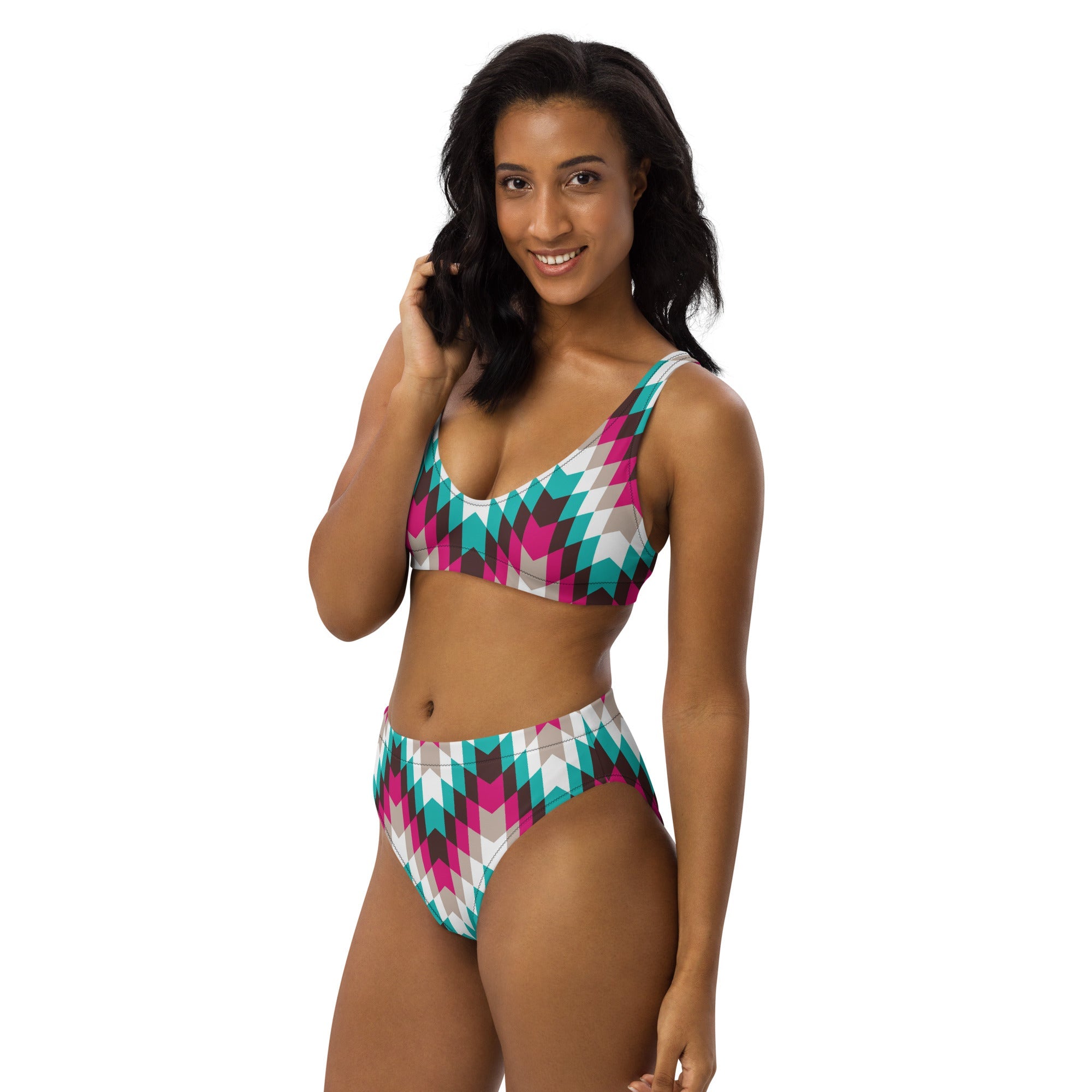 Baha Ranch Yeehaw Turquoise Pink Aztec Bikini by Baha Ranch Western Wear - product image 9
