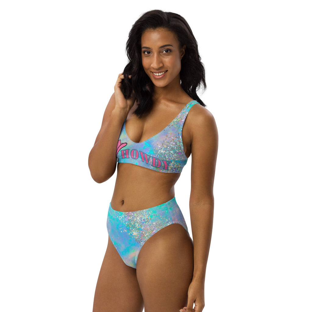 Baha Ranch Yeehaw Howdy Opal Glitter Bikini by Baha Ranch Western Wear - product image 7