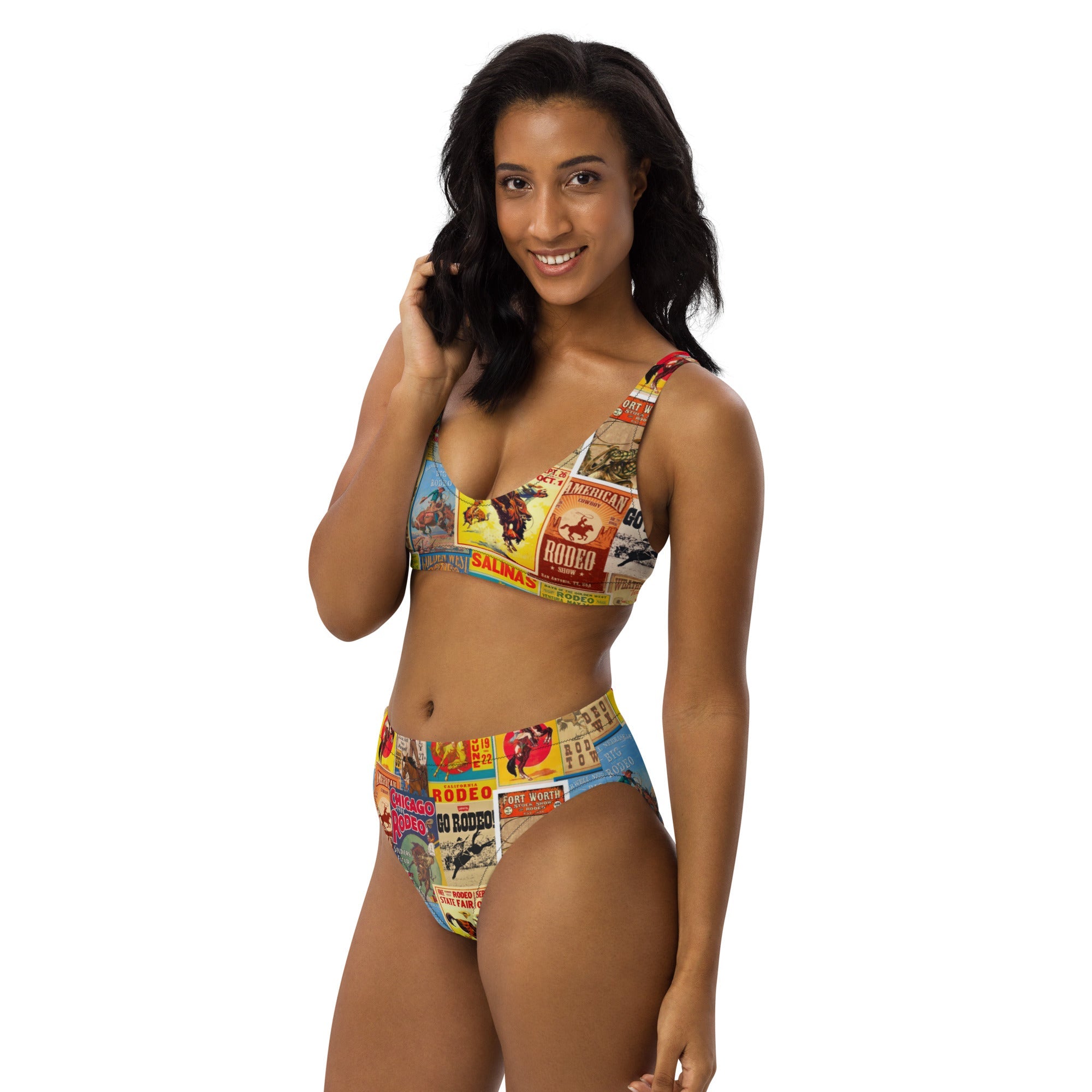 Baha Ranch Yeehaw Vintage Rodeo Poster Bikini by Baha Ranch Western Wear - product image 5