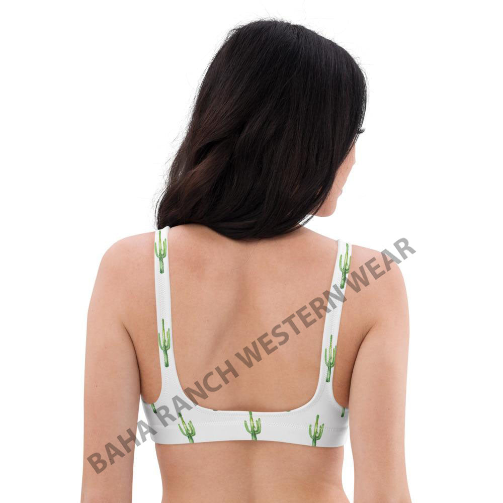 Yeehaw Cactus Bikini Top by Baha Ranch Western Wear - product image 6