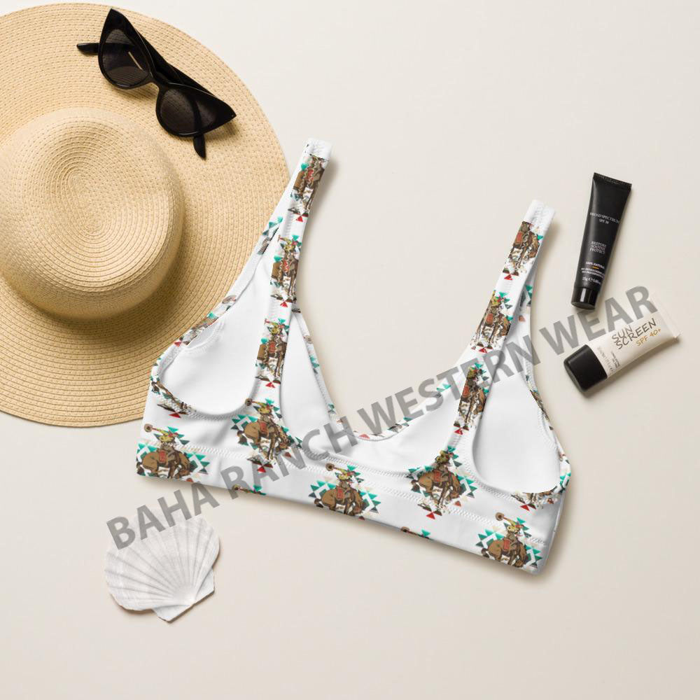 Yeehaw Aztec Bronc Bikini Top by Baha Ranch Western Wear - product image 2
