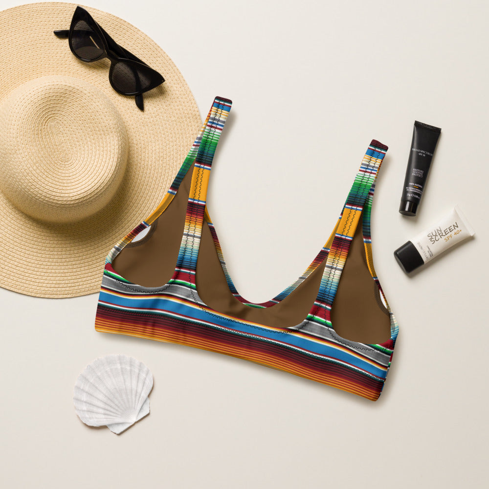 Baha Ranch Yeehaw Mustard Serape Bikini Top by Baha Ranch Western Wear - product image 2