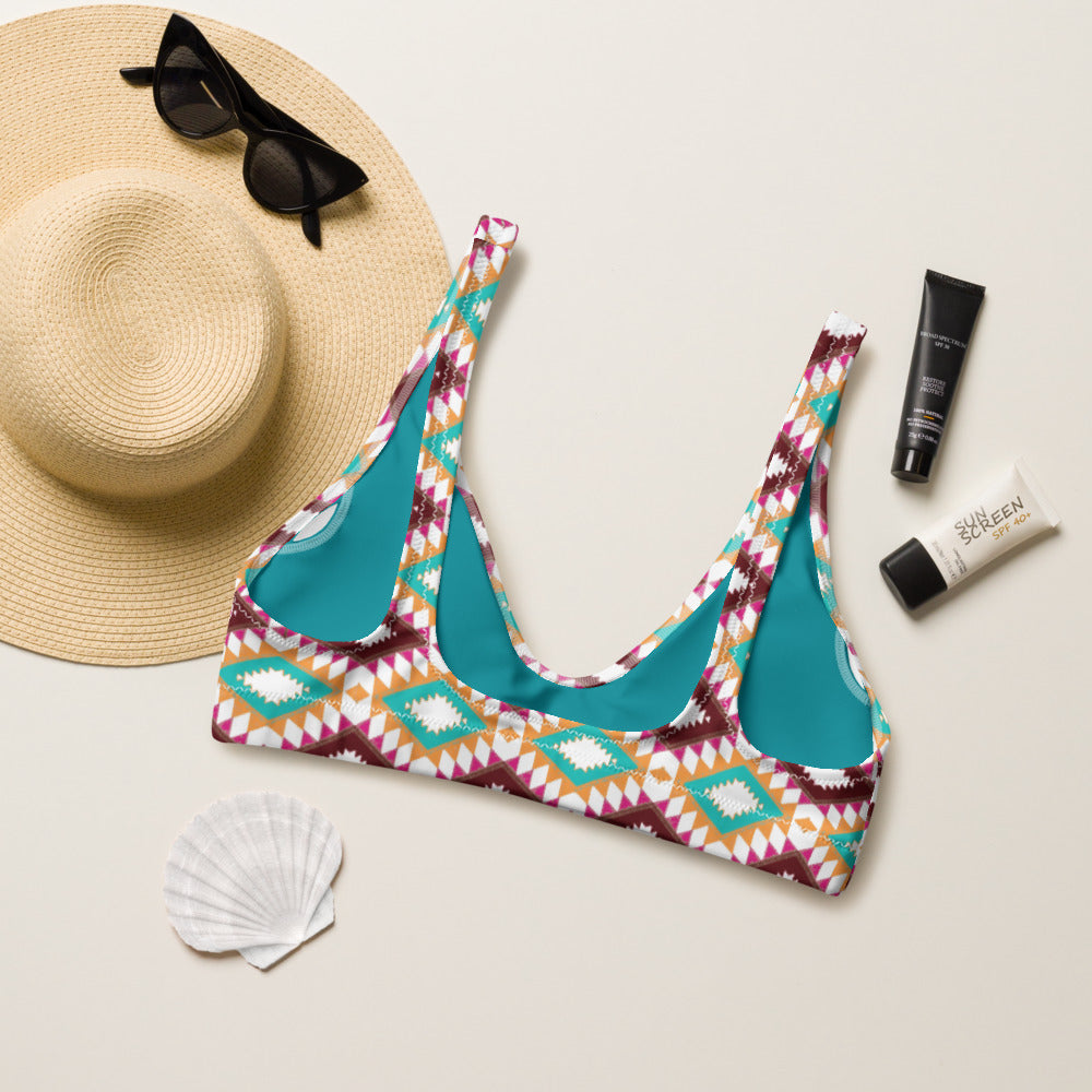 Baha Ranch Yeehaw Aztec Print Bikini Top by Baha Ranch Western Wear - product image 2