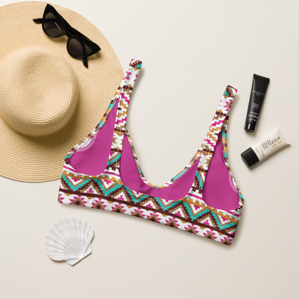 Baha Ranch Yeehaw Multi Aztec Bikini Top by Baha Ranch Western Wear - product image 2