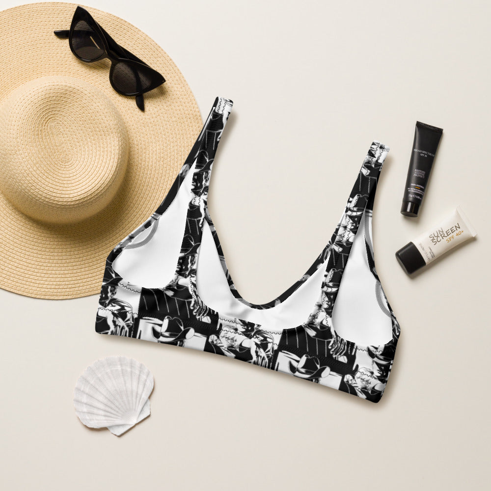 Baha Ranch Yeehaw Vintage Cowboy Bikini Top by Baha Ranch Western Wear - product image 2