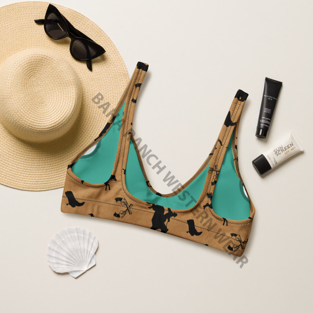 Baha Ranch Yeehaw Vintage Western Bikini Top by Baha Ranch Western Wear - product image 2