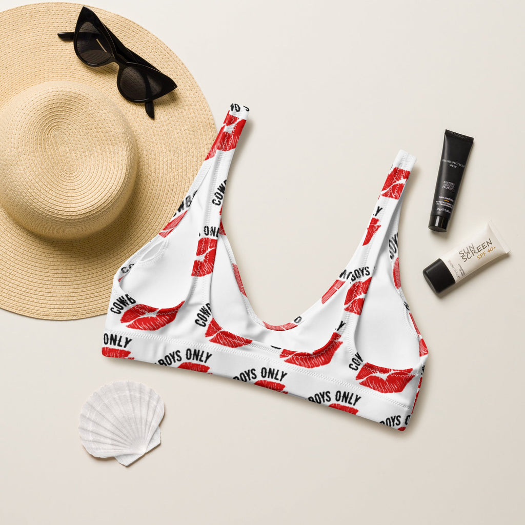 Baha Ranch Yeehaw Cowboys Only Bikini Top by Baha Ranch Western Wear - product image 2