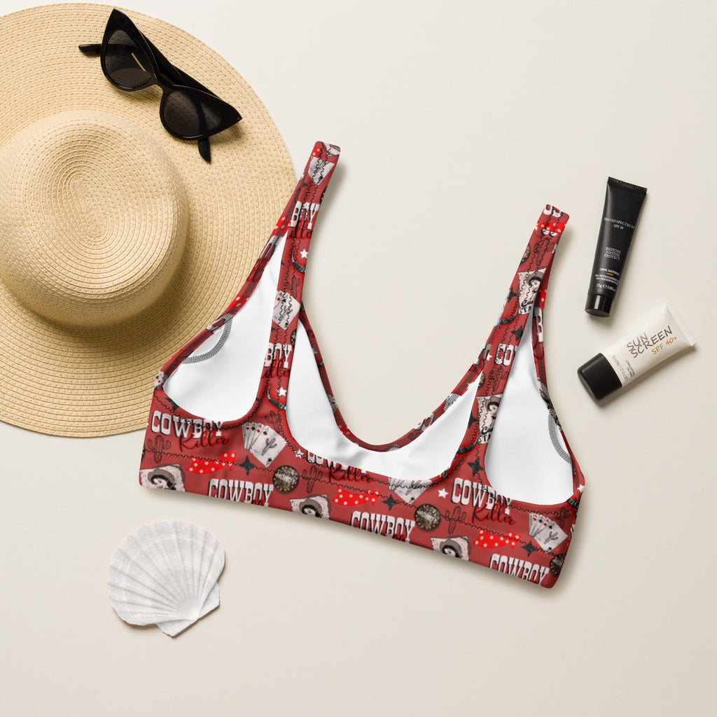 Baha Ranch Yeehaw Cowboy Killer Bikini Top by Baha Ranch Western Wear - product image 2