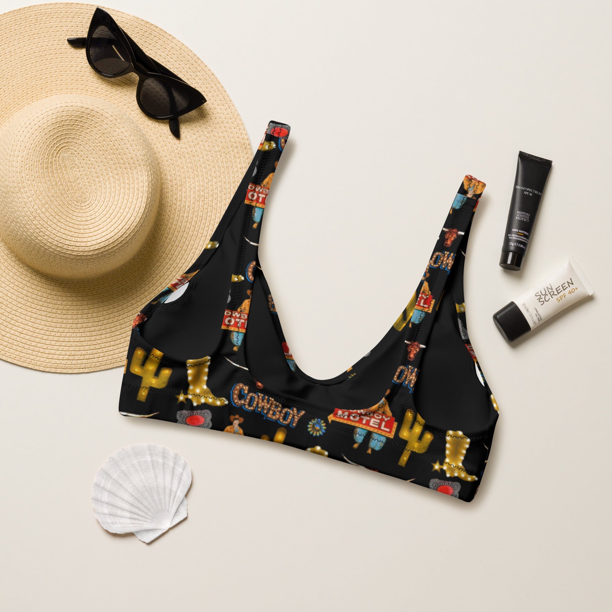 Baha Ranch Yeehaw All Cowboy Bikini Top by Baha Ranch Western Wear - product image 2