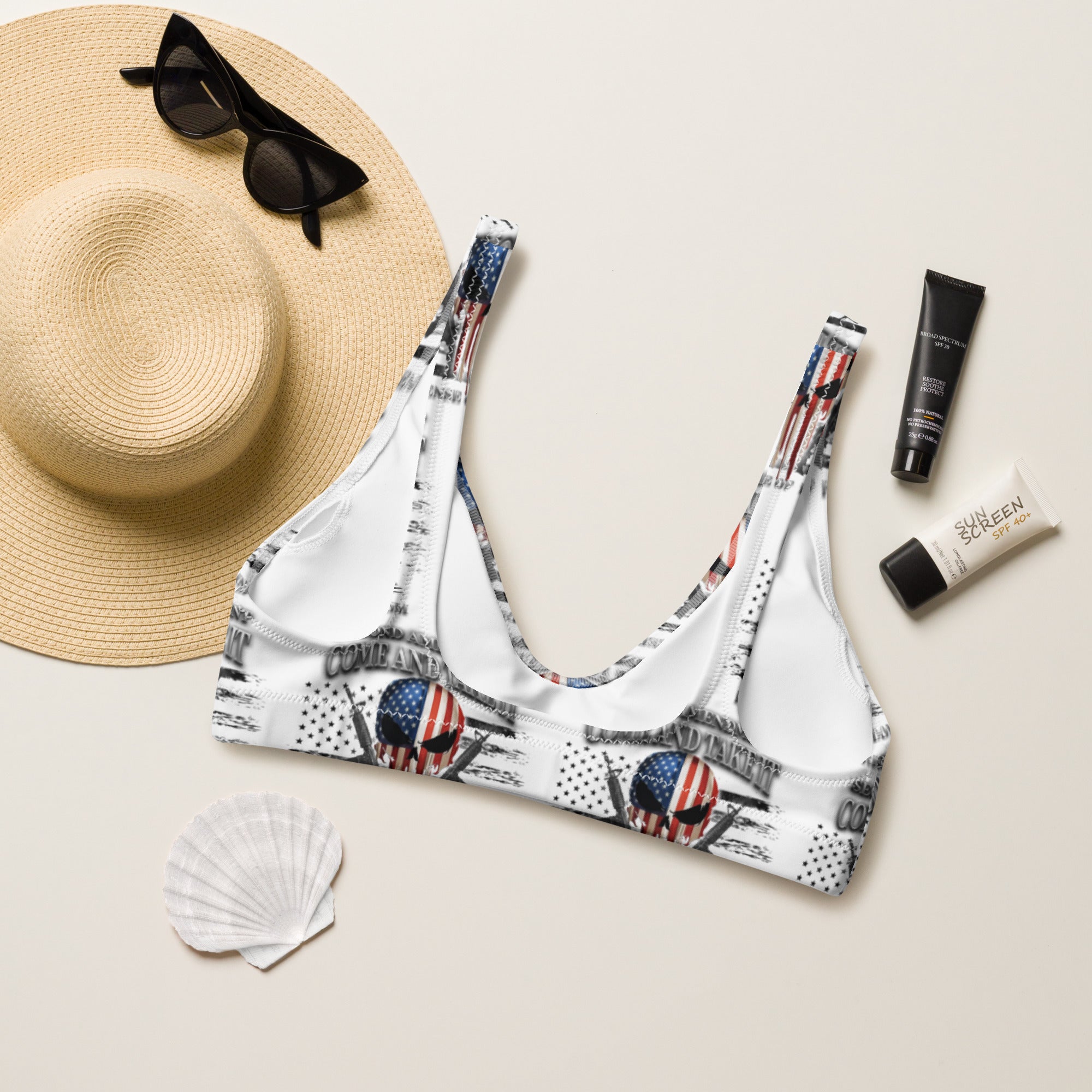 Baha Ranch Yeehaw Come & Take It Bikini Top by Baha Ranch Western Wear - product image 2