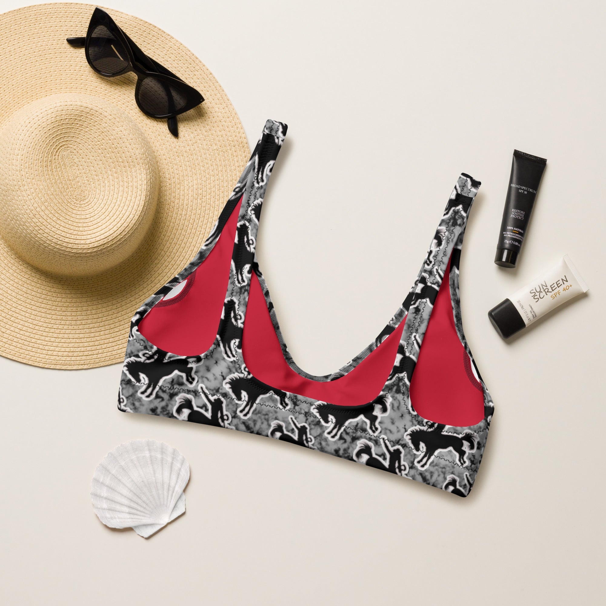 Baha Ranch Yeehaw Rodeo Bronc Bikini Top by Baha Ranch Western Wear - product image 2