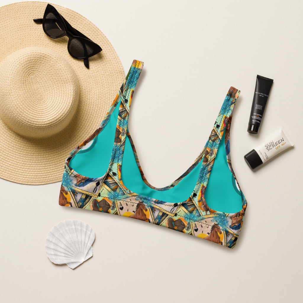 Baha Ranch Yeehaw Feelin' Lucky Cowgirl Bikini Top by Baha Ranch Western Wear - product image 5