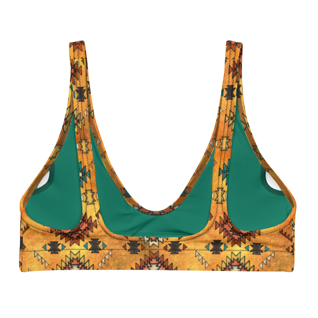 Baha Ranch Yeehaw Golden Aztec Bikini Top by Baha Ranch Western Wear - product image 3