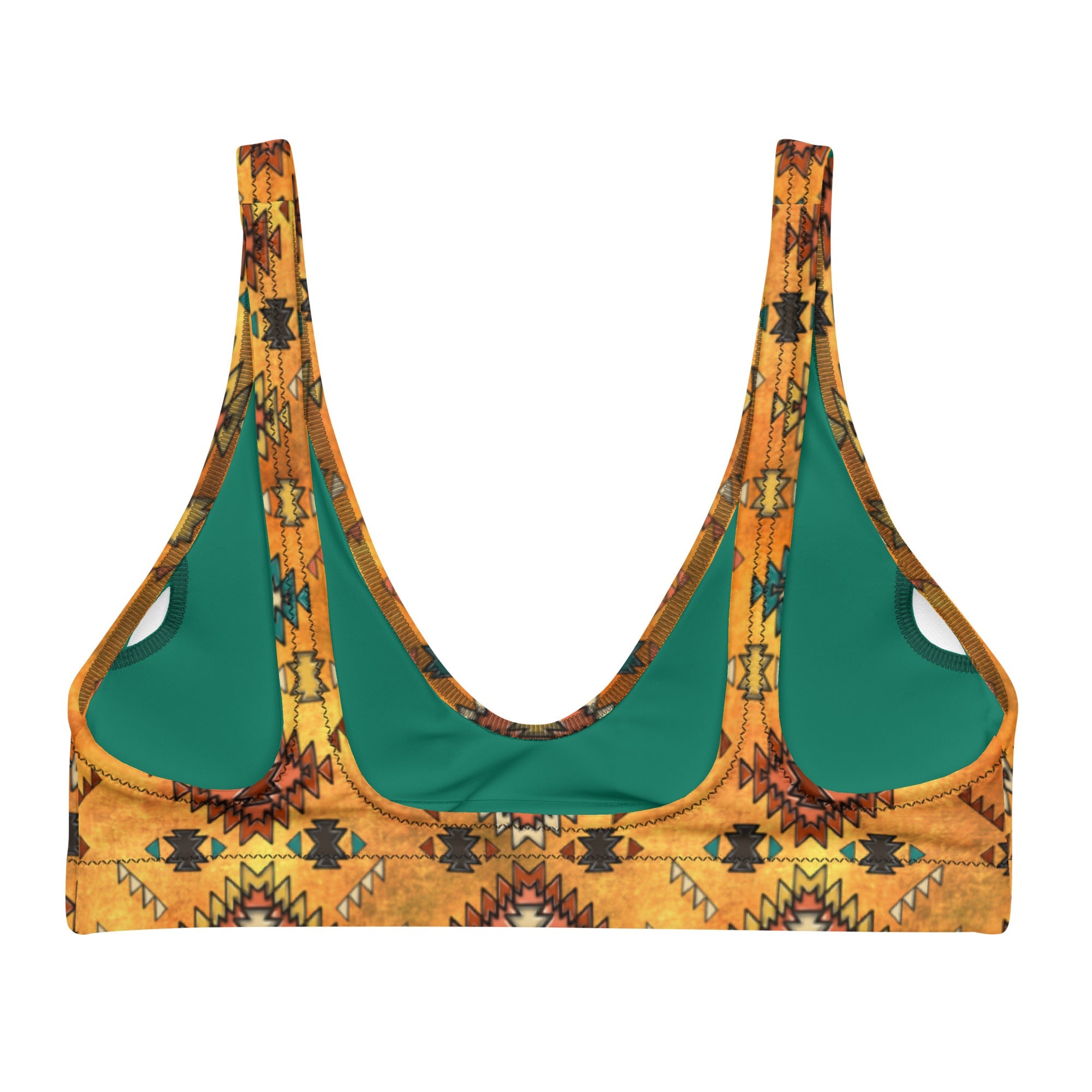 Baha Ranch Yeehaw Golden Aztec Bikini Top by Baha Ranch Western Wear - product image 3