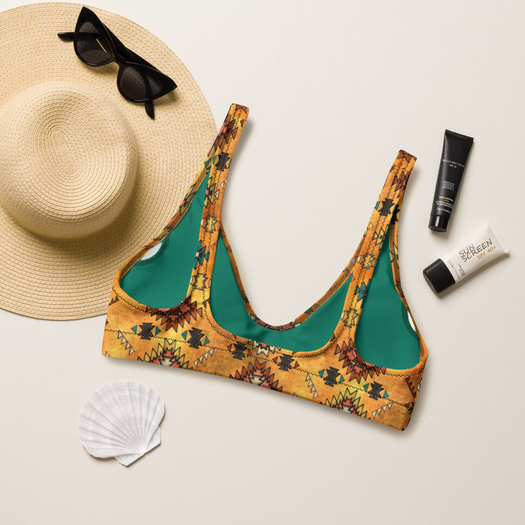 Baha Ranch Yeehaw Golden Aztec Bikini Top by Baha Ranch Western Wear - product image 8