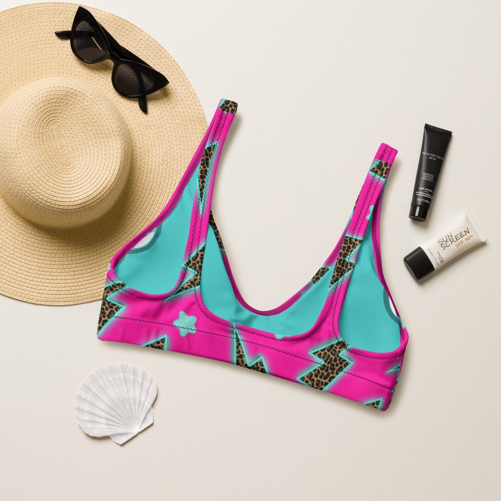Baha Ranch Yeehaw Leopard Lightning Bikini Top by Baha Ranch Western Wear - product image 6