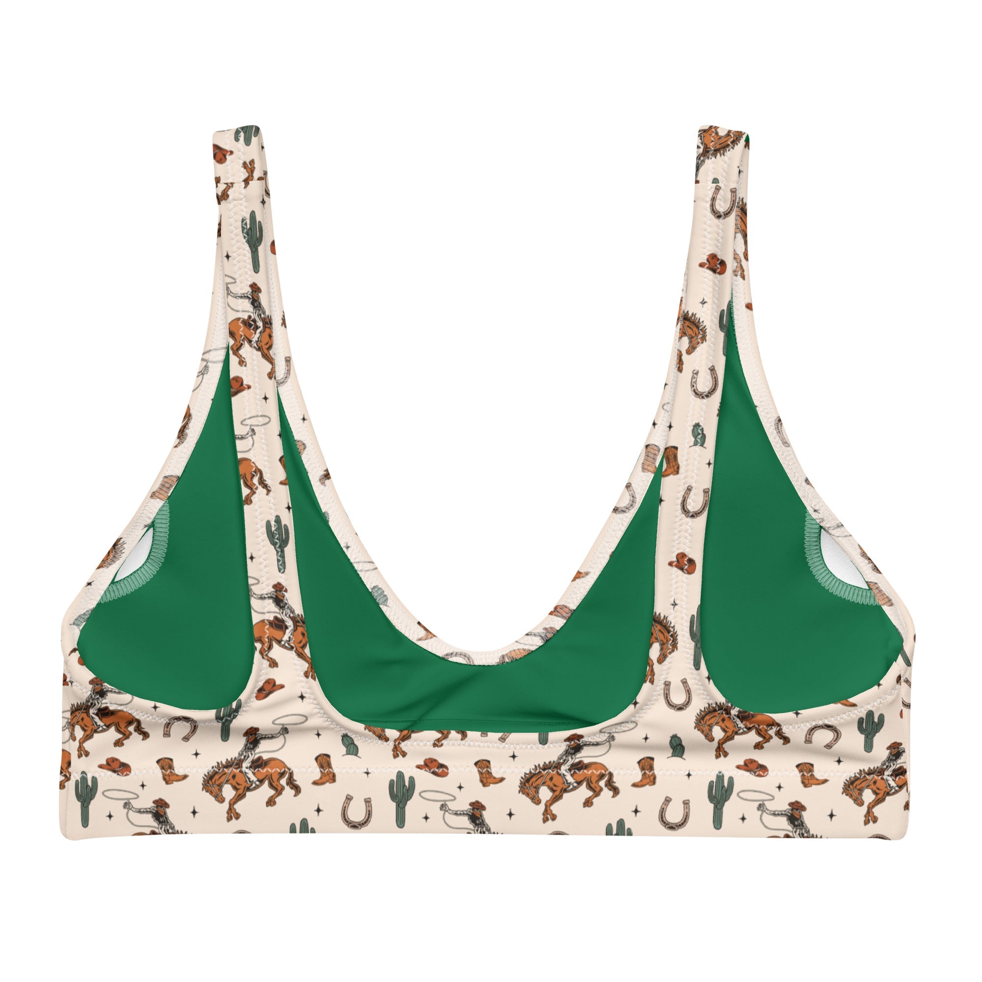 Baha Ranch Yeehaw Rodeo Cowboy Bikini Top by Baha Ranch Western Wear - product image 2