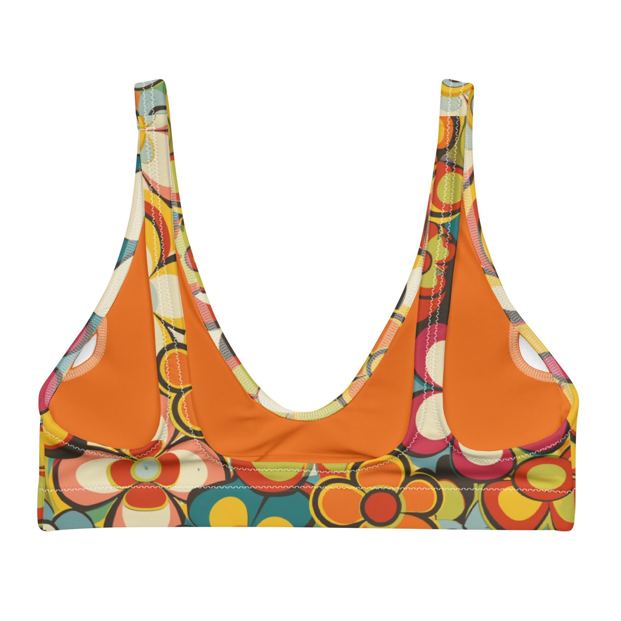 Baha Ranch Yeehaw Woodstock Retro Floral Bikini Top by Baha Ranch Western Wear - product image 6