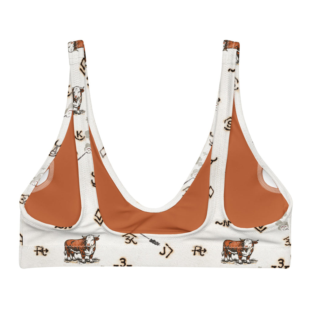 Baha Ranch Yeehaw Hereford Brands Bikini Top by Baha Ranch Western Wear - product image 4
