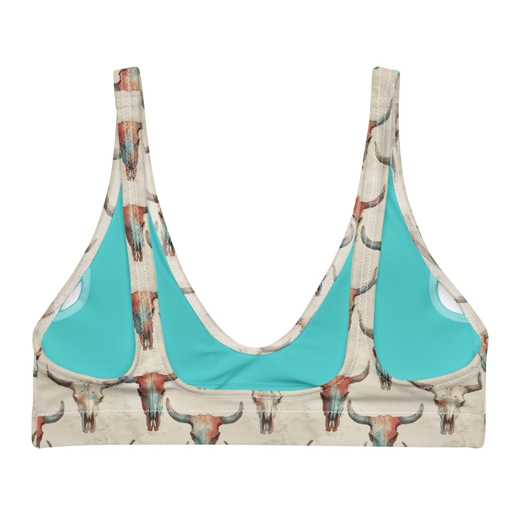 Baha Ranch Yeehaw Bullhead Skulls Bikini Top by Baha Ranch Western Wear - product image 4