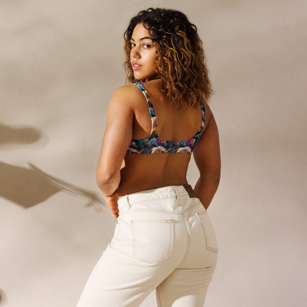Baha Ranch Yeehaw Wild Horses Bikini Top by Baha Ranch Western Wear - product image 3