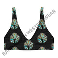 Yeehaw Black Turquoise Naja Bikini Top by Baha Ranch Western Wear
