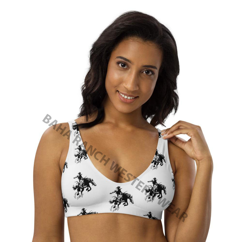 Yeehaw Rodeo Cowboy Bikini Top by Baha Ranch Western Wear - product image 3