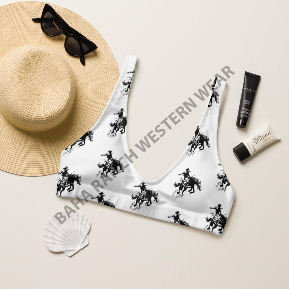 Yeehaw Rodeo Cowboy Bikini Top by Baha Ranch Western Wear